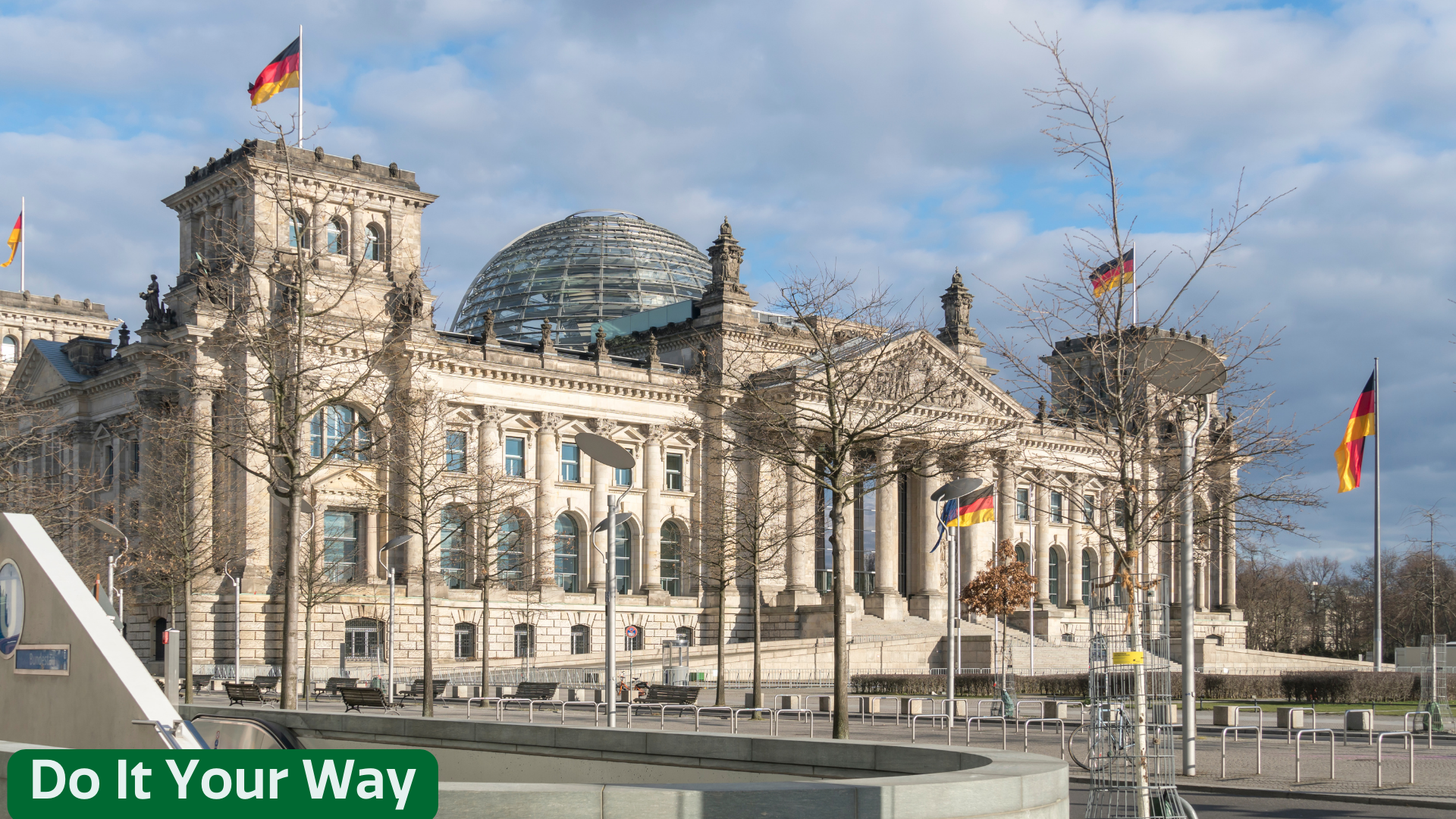 Berliner Reichstag mit Reichstagskuppel